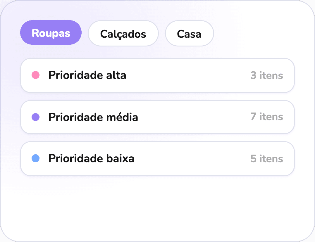 Coleções e prioridades no polr